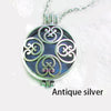 1pcs Aroma Diffuser Necklace Open Antique