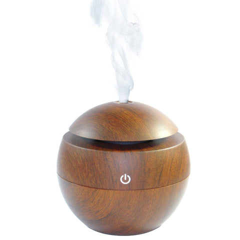 Wooden Grain USB LED Light Ultrasonic Cool