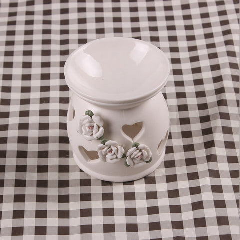 Home Small Size Porcelain Glazed Aroma Burner